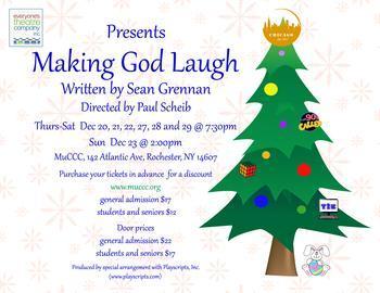 Announcing : Making God Laugh at MuCCC!
